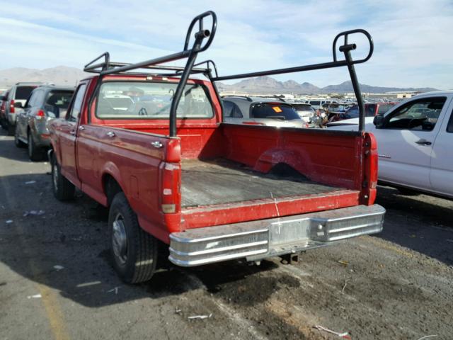 3FTHF25H9VMA06704 - 1997 FORD F250 RED photo 3