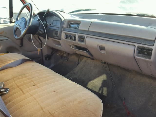 3FTHF25H9VMA06704 - 1997 FORD F250 RED photo 5