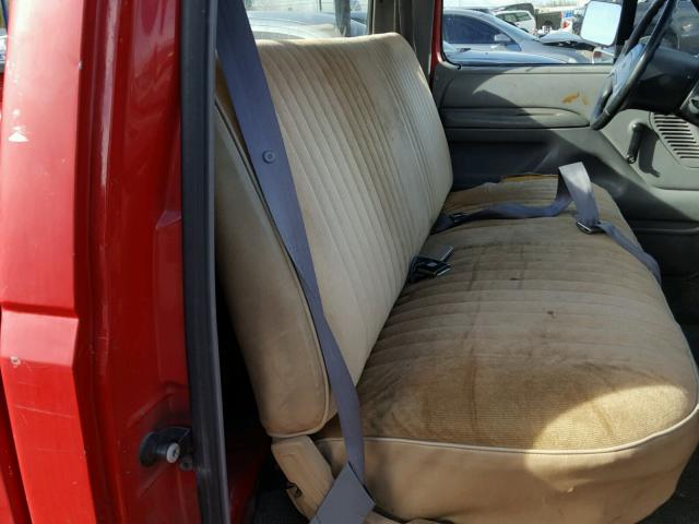 3FTHF25H9VMA06704 - 1997 FORD F250 RED photo 6