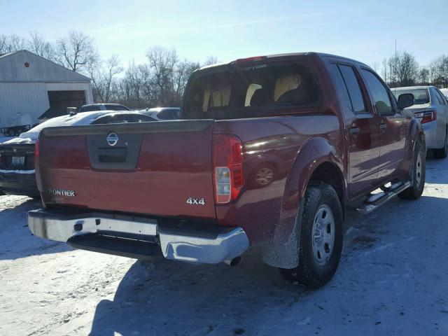 1N6AD0EVXGN750903 - 2016 NISSAN FRONTIER S RED photo 4