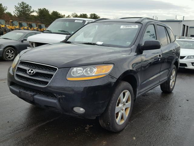 5NMSH73E69H301225 - 2009 HYUNDAI SANTA FE S BLACK photo 2