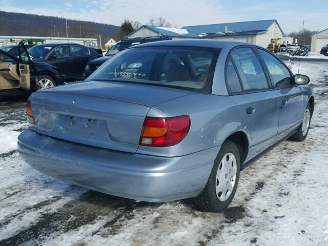 1G8ZG52822Z230652 - 2002 SATURN SL1 BLUE photo 4