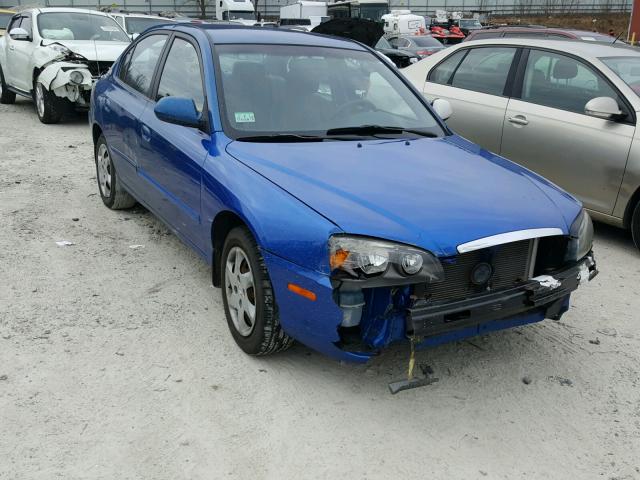 KMHDN46D46U205192 - 2006 HYUNDAI ELANTRA GL BLUE photo 1