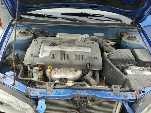 KMHDN46D46U205192 - 2006 HYUNDAI ELANTRA GL BLUE photo 7