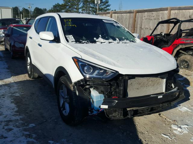 5NMZT3LB5JH063917 - 2018 HYUNDAI SANTA FE S WHITE photo 1