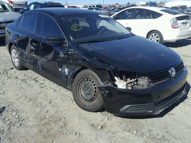 3VW2K7AJ0CM468408 - 2012 VOLKSWAGEN JETTA BASE 黑色 照片 1