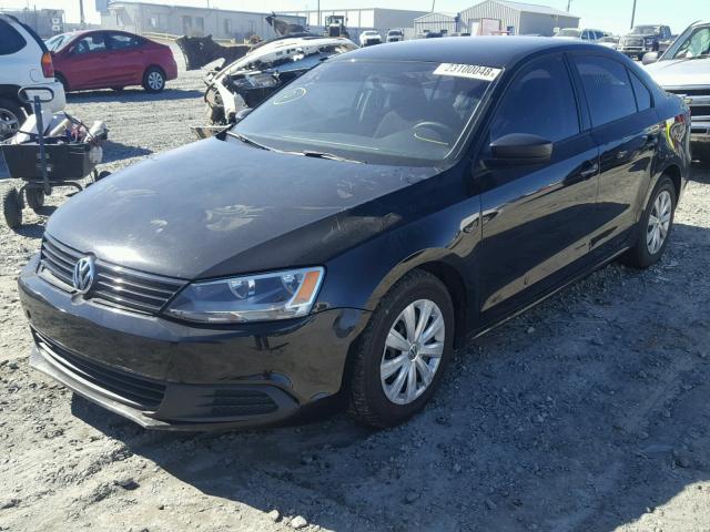 3VW2K7AJ0CM468408 - 2012 VOLKSWAGEN JETTA BASE 黑色 照片 2