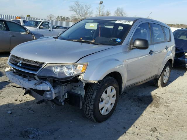 JA4MS31X87U008708 - 2007 MITSUBISHI OUTLANDER SILVER photo 2