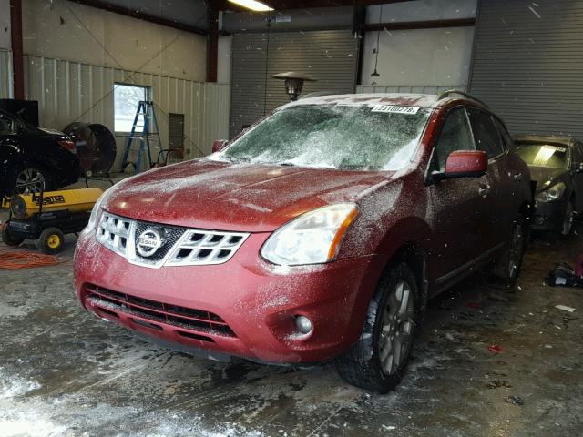 JN8AS5MT0CW267242 - 2012 NISSAN ROGUE S RED photo 2