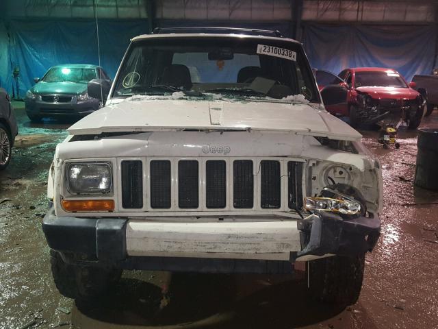 1J4FF48S7YL233397 - 2000 JEEP CHEROKEE S WHITE photo 9