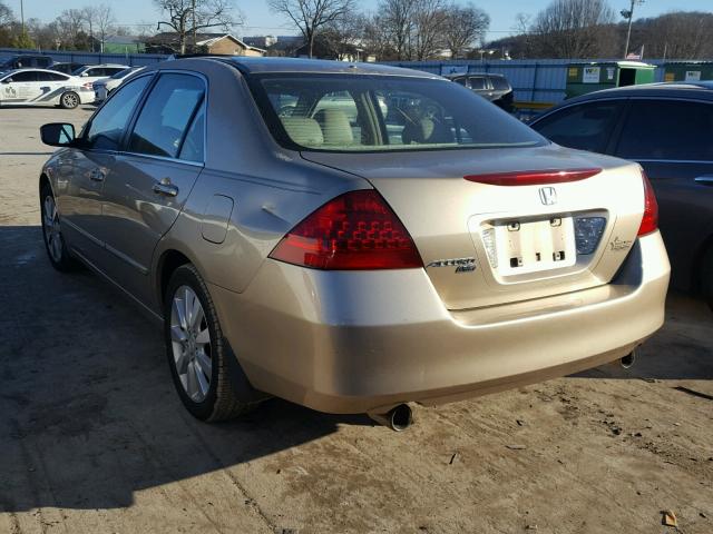 1HGCM66526A004496 - 2006 HONDA ACCORD EX GOLD photo 3