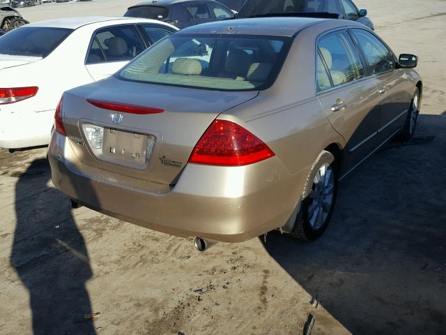 1HGCM66526A004496 - 2006 HONDA ACCORD EX GOLD photo 4