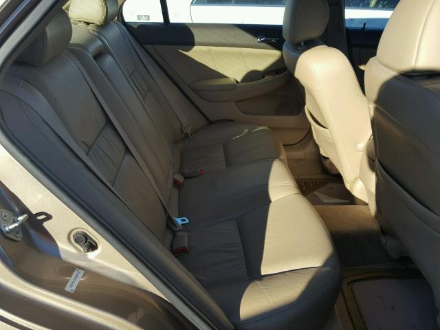 1HGCM66526A004496 - 2006 HONDA ACCORD EX GOLD photo 6