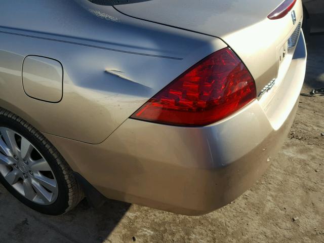 1HGCM66526A004496 - 2006 HONDA ACCORD EX GOLD photo 9
