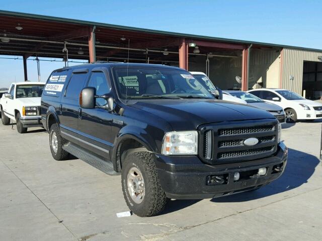 1FMSU43P75ED12951 - 2005 FORD EXCURSION BLACK photo 1