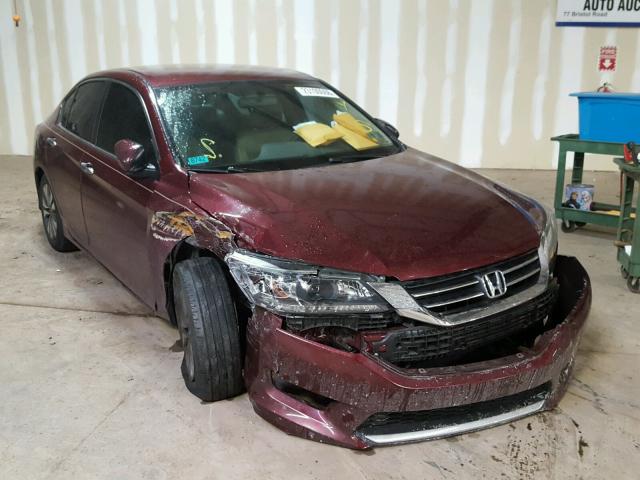 1HGCR2F33FA218258 - 2015 HONDA ACCORD LX BURGUNDY photo 1