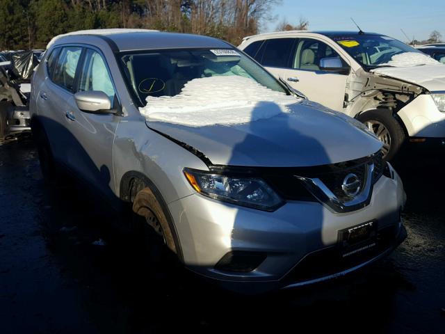 KNMAT2MV4FP510087 - 2015 NISSAN ROGUE S GRAY photo 1