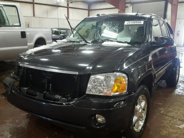 1GKDT13S952221513 - 2005 GMC ENVOY BLACK photo 2