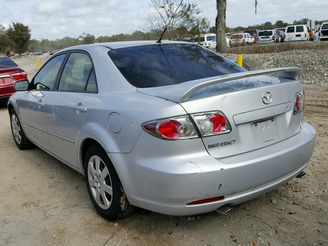 1YVHP80C765M70913 - 2006 MAZDA 6 I SILVER photo 3