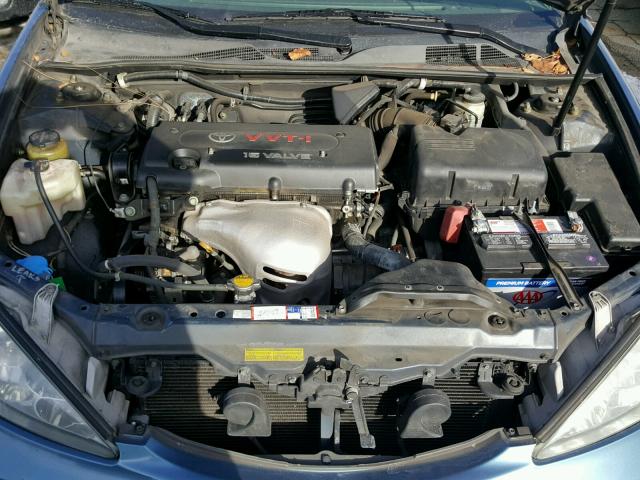 4T1BE32K44U888482 - 2004 TOYOTA CAMRY BLUE photo 7