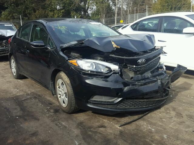 KNAFK4A62F5403341 - 2015 KIA FORTE LX BLACK photo 1