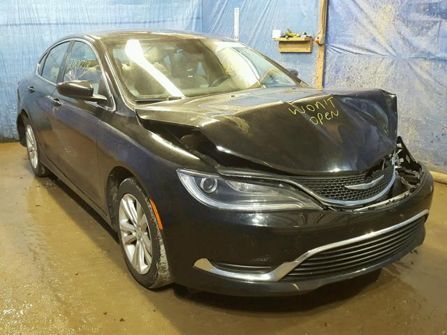 1C3CCCAB6FN596317 - 2015 CHRYSLER 200 LIMITE BLACK photo 1