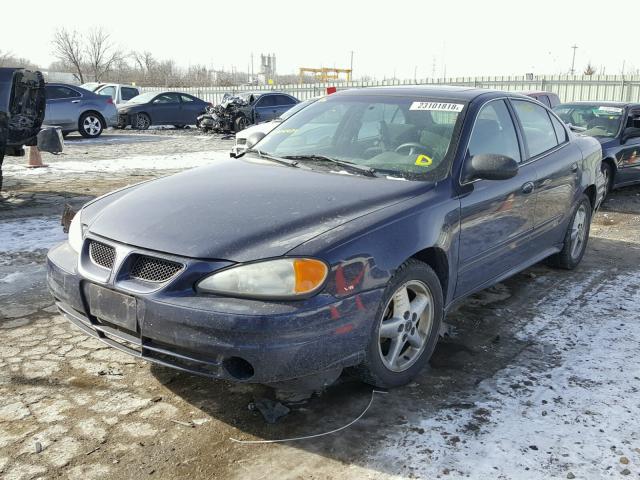 1G2NF52E14M604959 - 2004 PONTIAC GRAND AM S BLUE photo 2