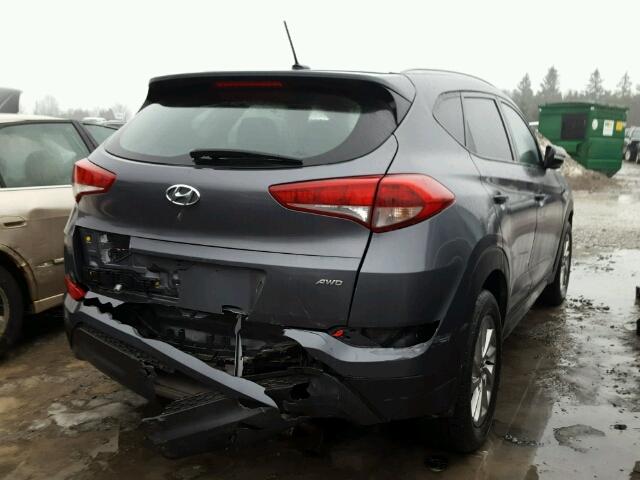 KM8J3CA44GU083557 - 2016 HYUNDAI TUCSON LIM GRAY photo 4