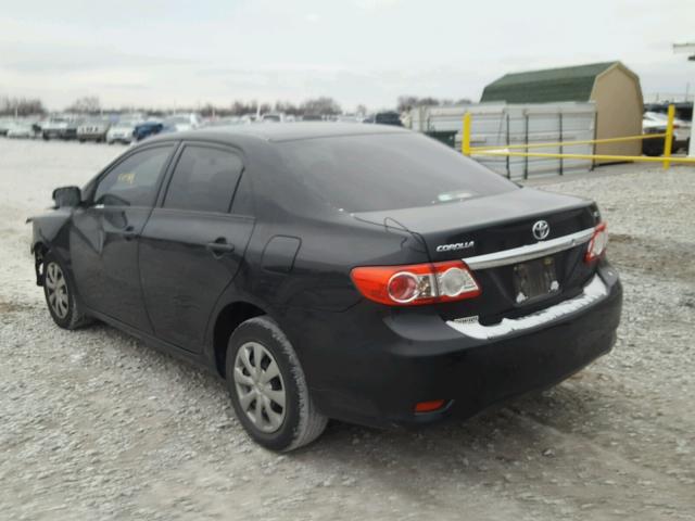 JTDBU4EE6B9159399 - 2011 TOYOTA COROLLA BA BLACK photo 3