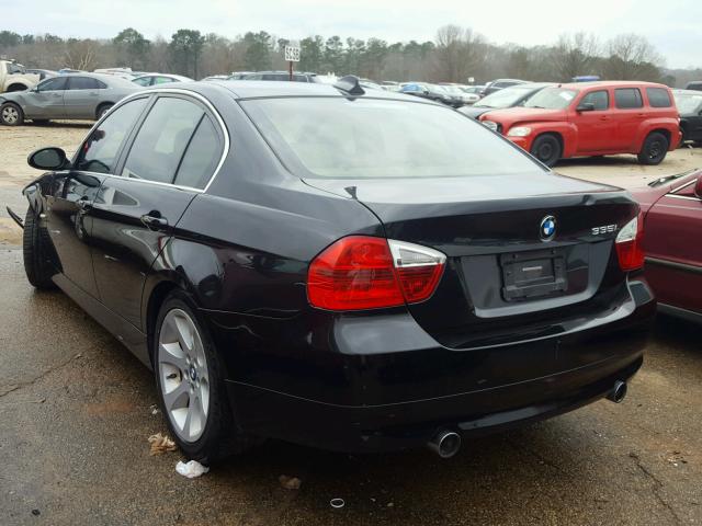 WBAVB735X8KY65281 - 2008 BMW 335 I BLACK photo 3