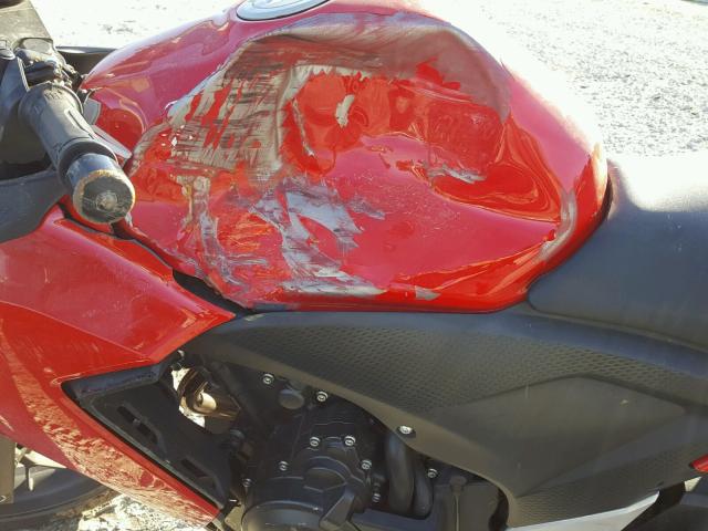 MLHPC4411D5000899 - 2013 HONDA CBR500 R RED photo 9