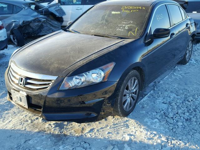 1HGCP2F7XCA022578 - 2012 HONDA ACCORD EX BLACK photo 2