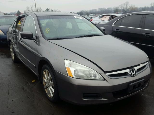 1HGCM66567A094236 - 2007 HONDA ACCORD EX GRAY photo 1