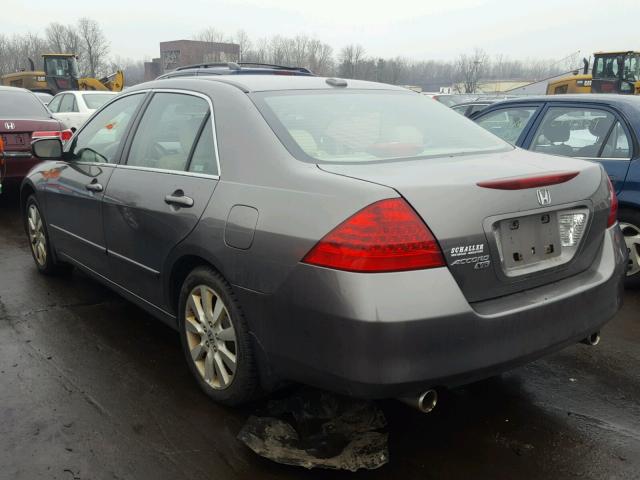 1HGCM66567A094236 - 2007 HONDA ACCORD EX GRAY photo 3