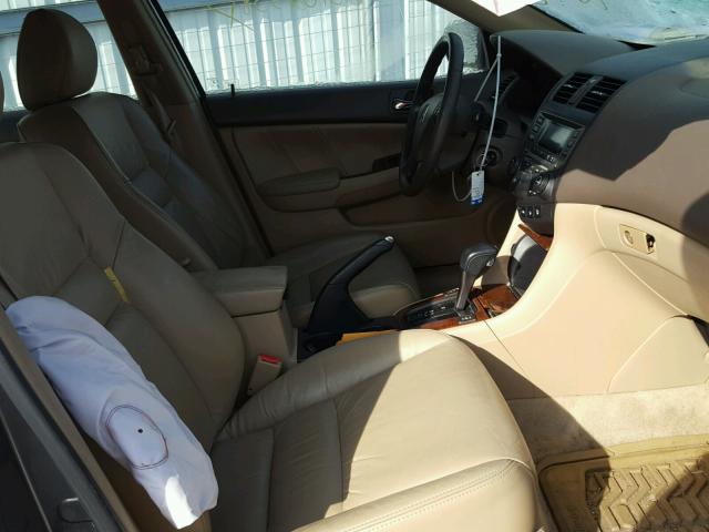 1HGCM66567A094236 - 2007 HONDA ACCORD EX GRAY photo 5