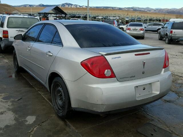 1G2ZF55B364161946 - 2006 PONTIAC G6 SE SILVER photo 3