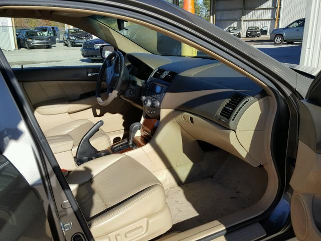 1HGCM66537A093691 - 2007 HONDA ACCORD EX GRAY photo 5