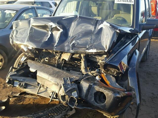 1J8HG48K26C362665 - 2006 JEEP COMMANDER შავი ფოტო 10