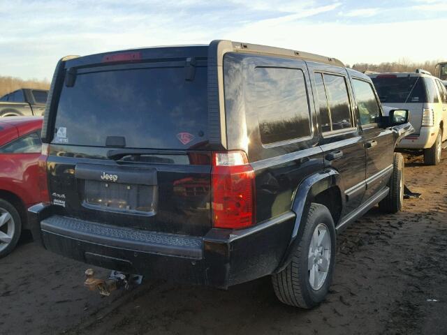 1J8HG48K26C362665 - 2006 JEEP COMMANDER BLACK photo 4