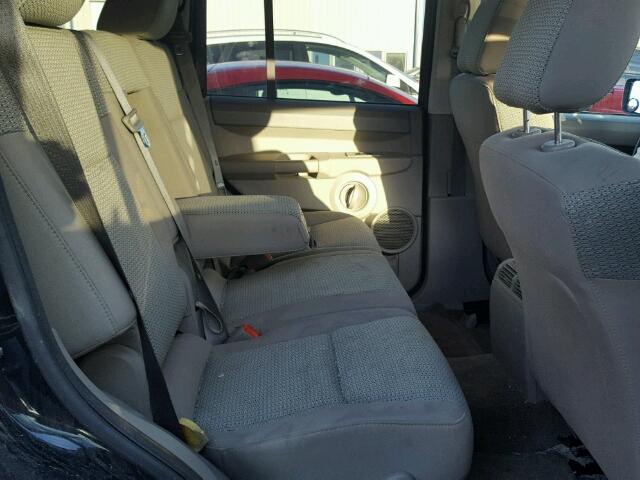 1J8HG48K26C362665 - 2006 JEEP COMMANDER შავი ფოტო 6