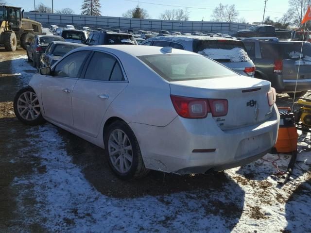 1G11F5SL1FF265435 - 2015 CHEVROLET MALIBU LTZ WHITE photo 3