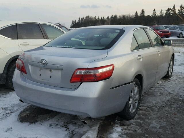 4T1BK46K27U042221 - 2007 TOYOTA CAMRY NEW SILVER photo 4