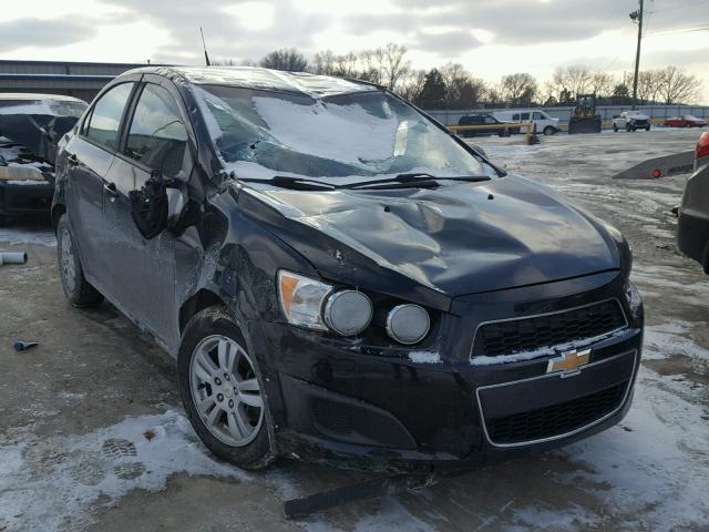 1G1JB5SH1C4151174 - 2012 CHEVROLET SONIC LS BLACK photo 1