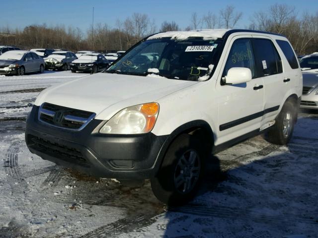 SHSRD77894U248814 - 2004 HONDA CR-V EX WHITE photo 2