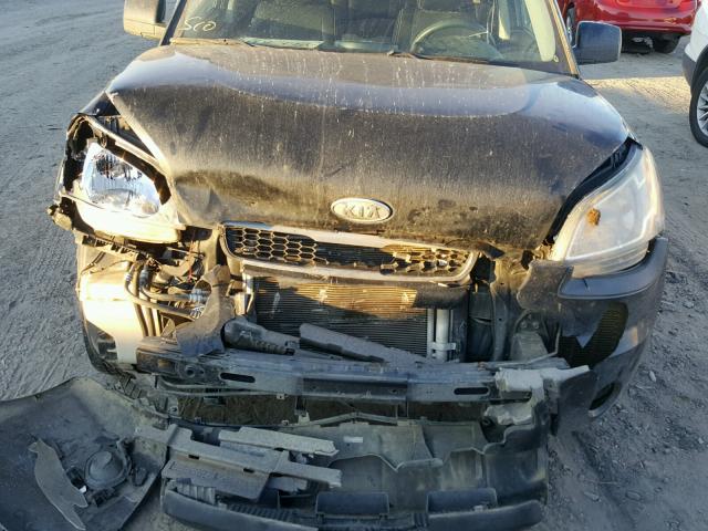KNDJT2A27A7179931 - 2010 KIA SOUL + BLACK photo 7