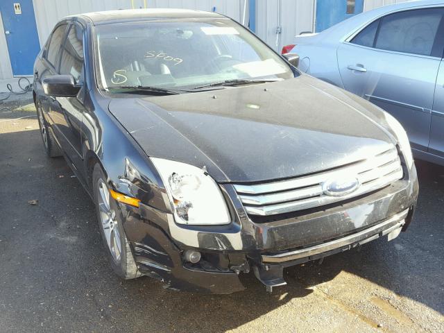 3FAHP07Z99R112303 - 2009 FORD FUSION SE BLACK photo 1