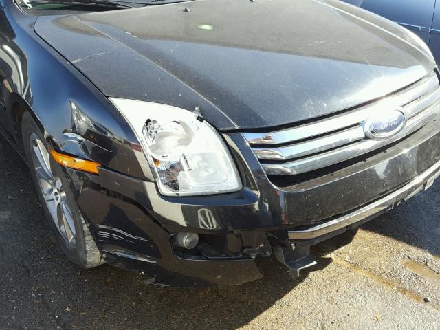 3FAHP07Z99R112303 - 2009 FORD FUSION SE BLACK photo 9