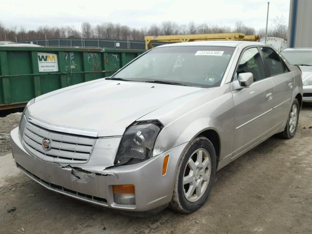 1G6DM57T970153783 - 2007 CADILLAC CTS SILVER photo 2