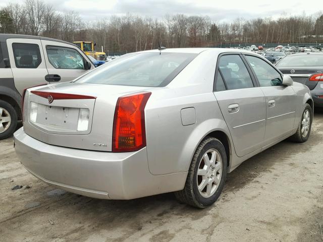 1G6DM57T970153783 - 2007 CADILLAC CTS SILVER photo 4