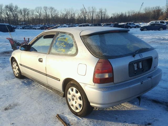 2HGEJ6346XH103600 - 1999 HONDA CIVIC DX SILVER photo 3